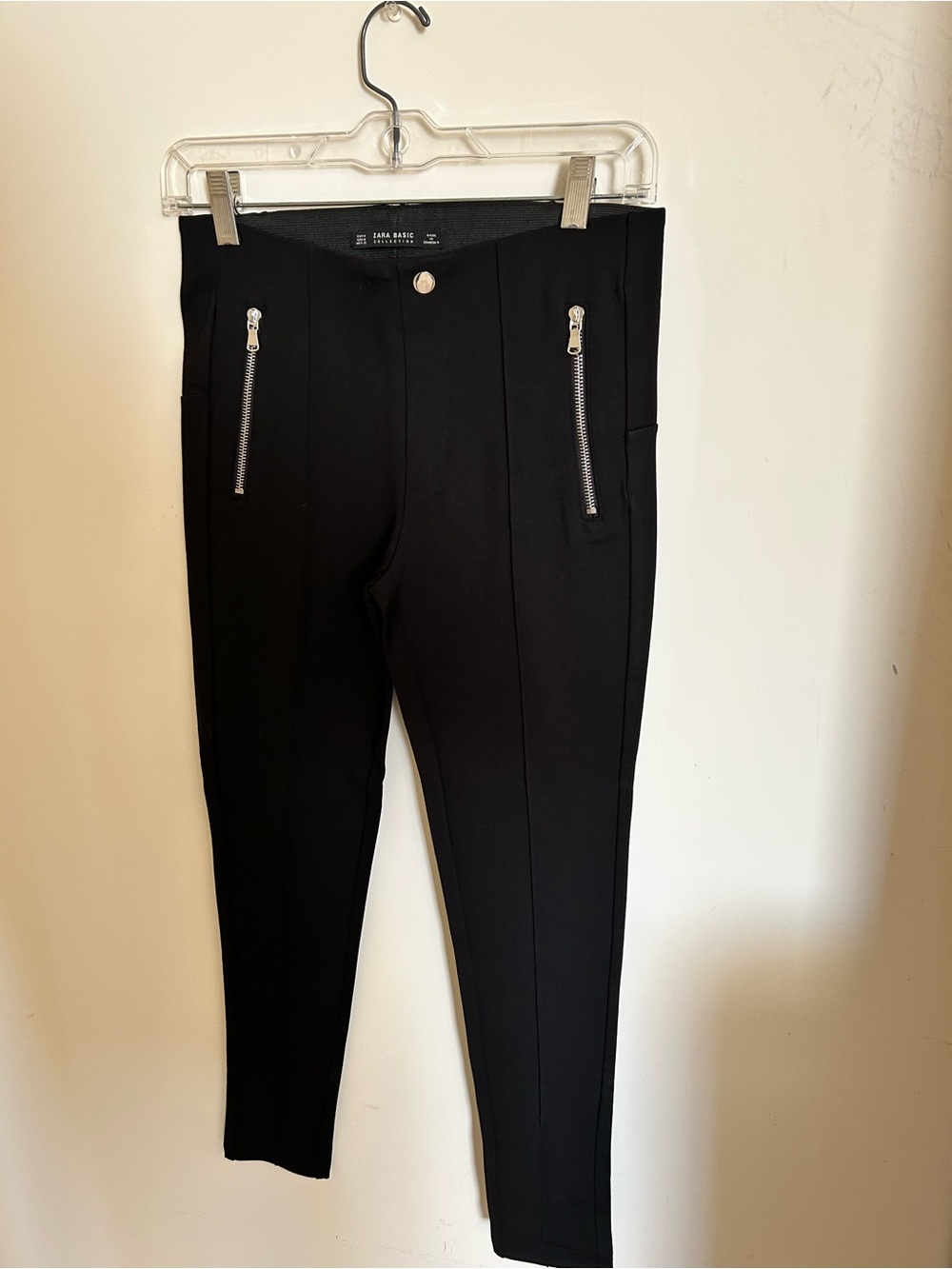 Excellent condition new Zara Black Slim Women’s Trousers/legging type